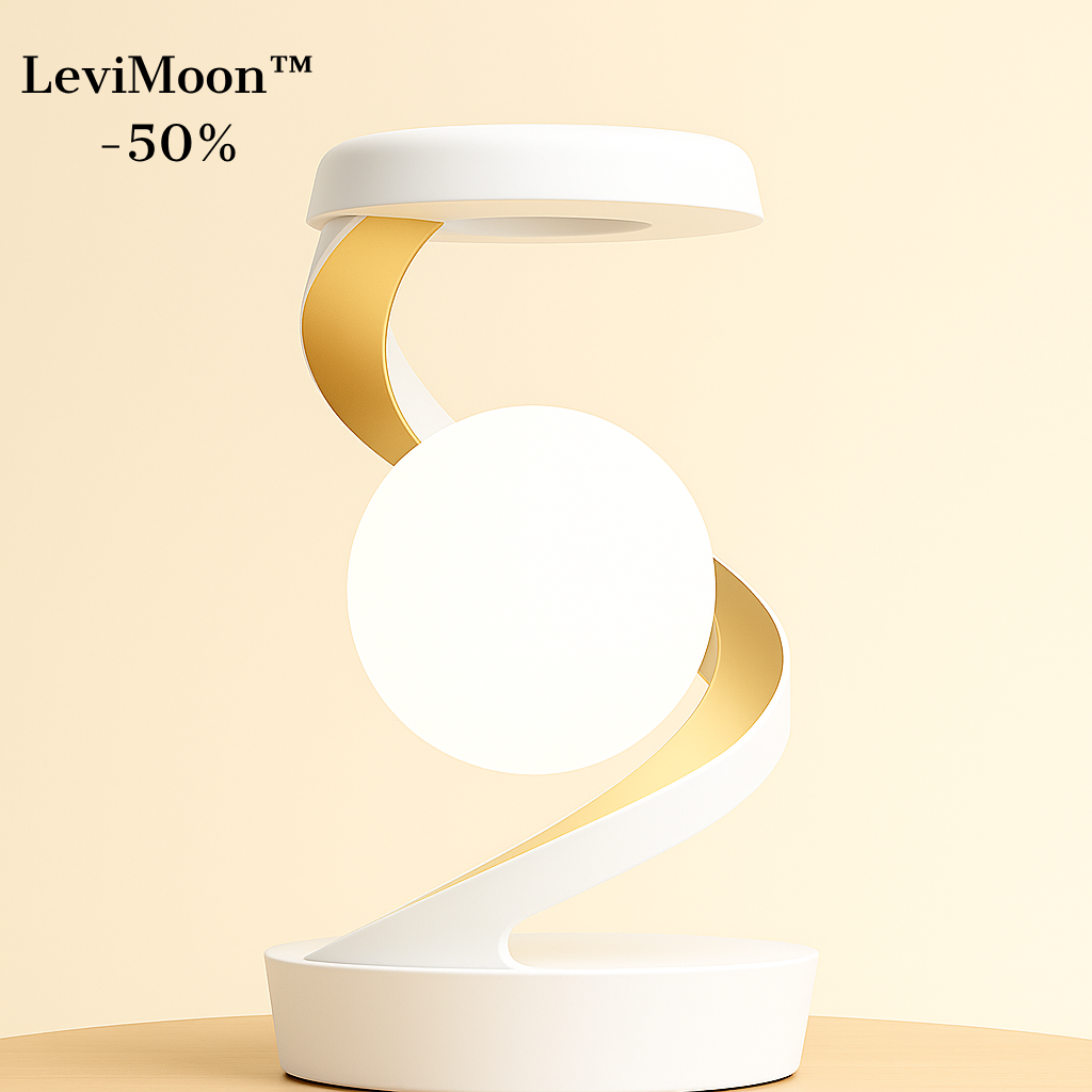 LeviMoon™ – Inteligentna Lampka Księżycowa LED z Lewitującą Kulą