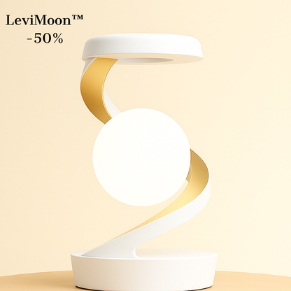 LeviMoon™ – Inteligentna Lampka Księżycowa LED z Lewitującą Kulą